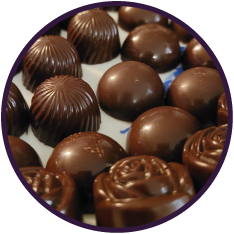 Bombones de chocolate Kimaya