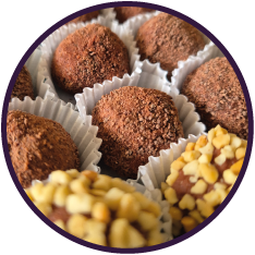 Trufas de chocolate Kimaya